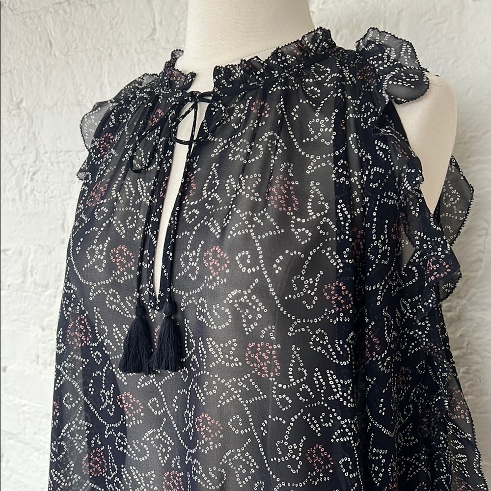 Ulla Johnson Sheer Patterned Blouse
